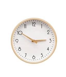 Wooden Wall <b>Clock</b> Silent Non Ticking 10 Inch Analog <b>Battery</b> Operated Round Quartz Kitchen <b>Clock</b> - Product Image 1