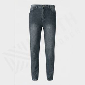 Pantalones Vaqueros de Mezclilla Ajustados para Hombre, Primavera-Otoño, Modernos, Transpirables, Estilo Casual, Combinables con Todo, Duraderos, Personalizados - Product Image 1