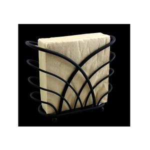 Top tendance fil de fer porte-serviettes décoratif pour la maison couleur noire fini fait à la main meilleure qualité décor à la maison porte-serviettes - Product Image 4