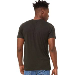 T-shirt uni élégant et doux unisexe personnalisé vert pour homme - Product Image 6