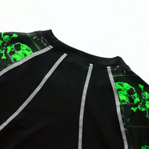 Vente Flash : Rashguard MMA Respirant à Manches Longues en Spandex/Polyester, Couleur Unie, Logo Personnalisé, Unisexe, pour la Vente en Gros - Product Image 4