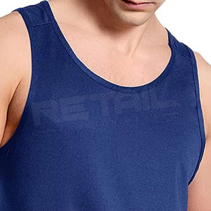 Camisetas de Tirantes Ligeras de Algodón para Hombre, Estilo Urbano, Transpirables, Tejidas, de Fibra de Bambú, con Logotipo Personalizado, Superventas - Product Image 3