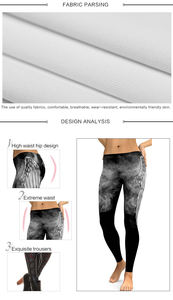 Offres Spéciales taille haute Stretch gymnastique Leggings pour femmes Sexy rayures impression chats Fitness pantalon à la mode vêtements chauds - Product Image 5