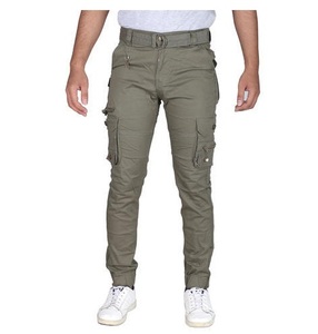 กางเกงคาร์โก้แบบบางใส่ได้ทั้งชายและหญิงมี6กระเป๋ากันยับ - Product Image 1