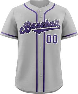 Camisetas de béisbol sublimación personalizadas de la mejor calidad uniforme de béisbol al por mayor - Product Image 3