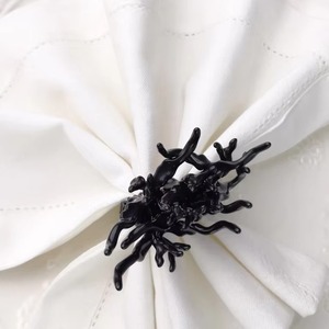 Porte-serviettes design antique pour décor de table vintage, fêtes de mariage, hôtel, salle à manger, élégante, accent - Product Image 2