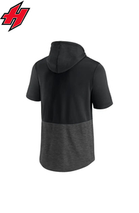 2024 Logo personnalisé luxe de haute qualité respirant à manches courtes sweats à capuche imperméable léger quart Zip Golf pull à capuche - Product Image 2