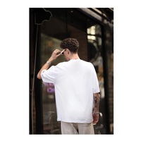 T-shirt imprimé oversize pour homme LORLI'S T0785, streetwear, taille plus, logo personnalisé, 100% coton, manches courtes, respirant