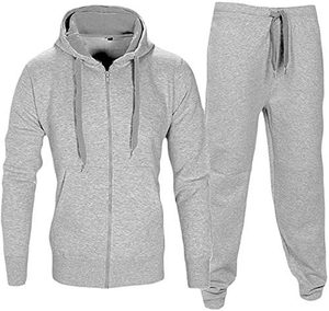 High Quality Cotton Tracksuit for <b>Men</b> Winter Oversized Pullover <b>Hoodie</b> & Sweatpants Solid Pattern Custom Printed - Product Image 6