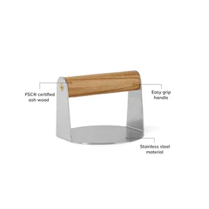 VINGA Custom Merchandising Paso Burger Mold for <b>Meat</b> & <b>Poultry</b> Tools - Product Image 5