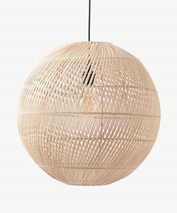 โคมไฟหวายไม้ไผ่งานประดิษฐ์ทำมือตกแต่งบ้านงานหัตถกรรมไม้ไผ่ - Product Image 3