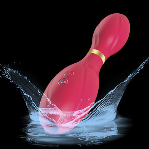 เครื่องนวดสั่นแบบสองหัวสำหรับผู้หญิง พร้อมฟังก์ชั่นเลียและดูด - Product Image 2