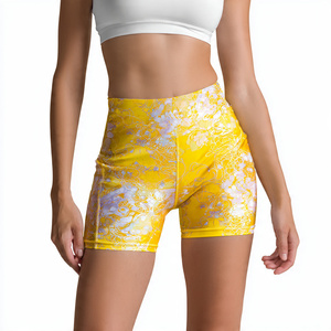 Shorts de yoga imprimés pour femmes, vêtements de sport, shorts de sublimation, vêtements de fitness pour femmes, shorts imprimés pour l'entraînement - Product Image 1