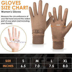Gants d'hiver respirants à manches courtes SportChek avec matériau en coton imperméable, écran tactile et détection des aiguilles, logo frontal 2026 - Product Image 3
