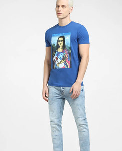 Camiseta en relieve de moda con logotipo personalizado de alta calidad 100% algodón cuello redondo Premium hombres Camiseta de algodón transpirable en relieve personalizado - Product Image 6