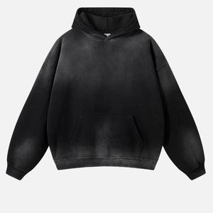 Sudaderas con capucha personalizadas Acid Wash Hoodie Fleece Pullover Mujeres Hoodie Womens - Product Image 5