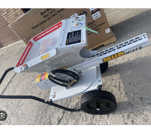 Mélangeur de ciment et de béton électrique robuste MMXR-3221, portable et multi-usages, avec moteur et moteur principal - Product Image 2