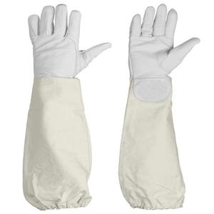 Guantes de Seguridad de Cuero Resistentes al Fuego de Alta Calidad, Anti-Vibración, Anti-Estáticos, Transpirables, Económicos, para Apicultura - Product Image 1