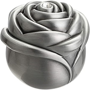 Joyero de Metal para niñas, Caja Roja de dos capas con forma Rectangular, recuerdo, Kit de maquillaje, caja organizadora de almacenamiento - Product Image 5