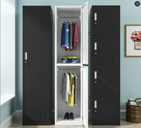 Armoire à une porte rose avec serrure, casier métallique de rangement pour l'école, la salle de sport, les vêtements
