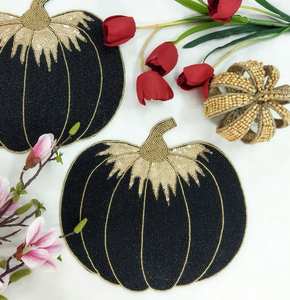 Mantel Individual con cuentas, cargador redondo hecho a mano para comedor de lujo y decoración de vacaciones, pieza única hecha a mano con cuentas, mantel, inauguración de la casa - Product Image 3