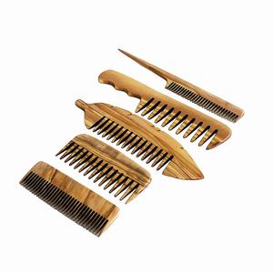 Peine de madera de sándalo, peines para el cabello para mujeres, peine de madera de melocotón antiestático Premium - Product Image 1