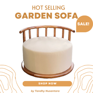 Modern Luxury Nordic <b>Sofa</b> With Teak <b>Wood</b> <b>Frame</b> Leisure Chair For Garden Restaurant and Livingroom Round <b>Sofa</b> For Sale - Product Image 5