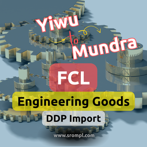 Importation de marchandises d'ingénierie FCL de Yiwu à Mundra, DDP - Product Image 1