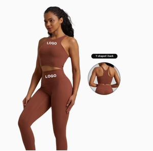 Conjunto de Yoga para Mujer, Ropa Deportiva para Gimnasio, Conjunto de Yoga Transpirable para Mujer - Product Image 1