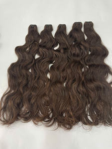 Oferta Especial: Cabello Humano Vietnamita Premium, Ondulado Natural, Resistente y Duradero, Tejido a Máquina, Tono Marrón - Product Image 3