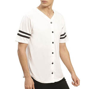 Camisetas de béisbol con logotipo personalizado para hombre, camisetas lisas de béisbol con tiras, sublimación, el mejor precio, jersey de softball, OEM - Product Image 2