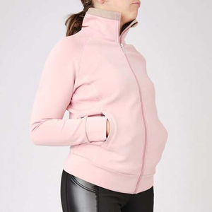 Breathable Waterproof Windproof Nylon Fleece <b>Jumper</b> for Equestrian Dressage Jumping Practice Full-Zip Closure Tailored Fit Mesh - Product Image 4