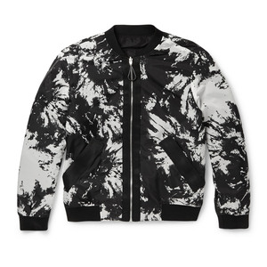Patchs de couleur rouge OEM Street Style Plus Sizes With Name Bomber Jacket, American Wear Branded PARAGON OEM Patches Bomber Jacket - Product Image 2