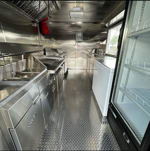 Camion de cuisine mobile commercial d'origine, remorque de restauration rapide, chariot de rue pour hot-dogs, concession, fourgon mobile à vendre aux États-Unis et en Europe - Product Image 3