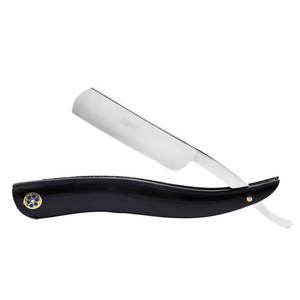 Maquinilla de afeitar recta vintage hecha a mano con borde afilado, bikini desechable para el cuerpo, cepillo de afeitar para axilas, mango de plástico para hombres - Product Image 3