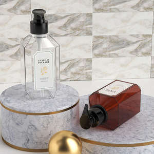 Flacon pulvérisateur carré en plastique PETG de 300 ml (10 oz) pour shampoing, après-shampoing, gel douche, emballage personnalisé, vente en gros - Product Image 5