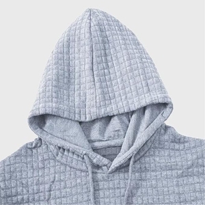 Sudadera con capucha de punto con estampado antiarrugas informal para hombre, bajo MOQ, mejor calidad, precio al por mayor, nuevo estilo - Product Image 6