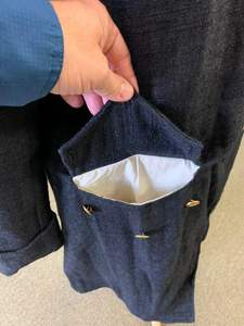 Luxury Customizable Heavy <b>Denim</b> Coat Oversized Streetwear Winter Jacket Premium Quality Casual Fashion Outerwear Stone Wash Men - Product Image 3