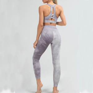 GAF Fabricant sur mesure Ensemble de yoga pour femmes athlétique de haute qualité Ensemble de yoga de grande taille pour la gym 2 pièces - Product Image 1