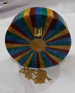 Meilleure vente sac à main pour femmes pochette en pierre de résine de haute qualité pour mariage léger à la mode style bohème portable haut produit - Product Image 2