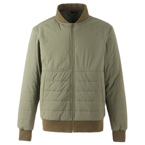 เสื้อแจ็คเก็ตบุหนาสำหรับผู้ชายแบบกำหนดเองได้  คอตั้ง สไตล์ซาฟารี พร้อมฟองน้ำบุในตัว - Product Image 6