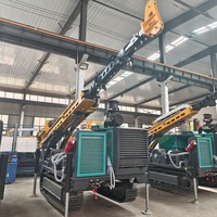 Foreuse hydraulique industrielle sur chenilles pour forage profond, machine d'exploration de mine de cuivre en carrière ouvert, foreuse à carottage diamanté