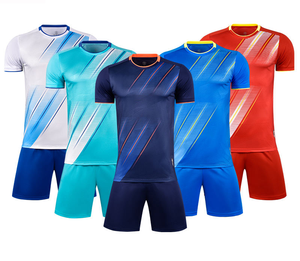 Wholesale Men's France Soccer Jersey 100% Polyester Moisture-Wicking & Breathable High Quality Sublimation Football Kit - Product Image 1