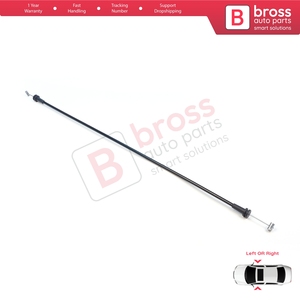 Câble de déverrouillage de la poignée de porte avant BDP1612 pour camion MK1 P G R T Series 2003 et après 1498712 Pièces automobiles Bross Fabriqué en Turquie - Product Image 3