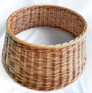 Jupe en rotin et osier pour arbre de noël, couverture de support en saule naturel pour arbre de noël - Product Image 6