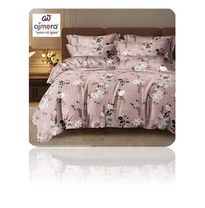 Juego de cama de algodón Ajmera de 7 piezas, funda nórdica con estampado geométrico azul y blanco, funda de almohada, colección para el hogar para todas las estaciones - Product Image 6
