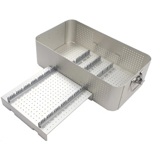High-Quality Stainless-steel <b>Instrument</b> Sterilizer Tray Sterilization Box Stainless Steel for Hospital Use Sterilization case - Product Image 3