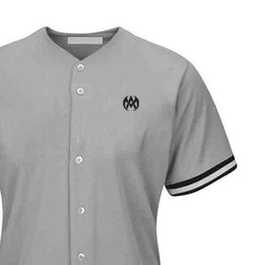Maillot de baseball d'été respirant sur mesure de haute qualité, tenue d'équipe 100 % polyester - Product Image 4