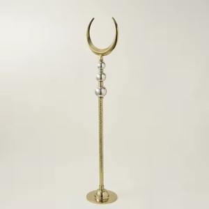 Centro de Mesa Decorativo de Metal para el Hogar, Colección Ramadán Kareem, con Acabado Dorado, Decoración de Alta Calidad para la Mesa, Decoración Eid - Product Image 6