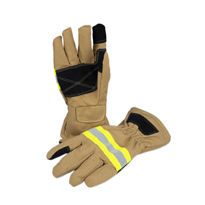 Gants de travail de protection des mains de service OEM nouvelle arrivée gants de pompier en cuir meilleure sécurité de fabrication gants de pompier - Product Image 1
